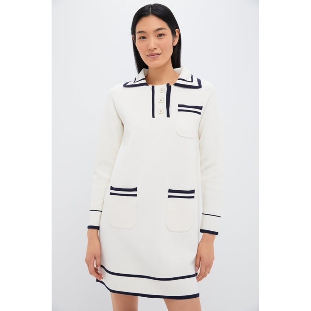 Tuckernuck NWT Cream‎ Eleonora Dress Women's Size XL Parisian Equestrian England